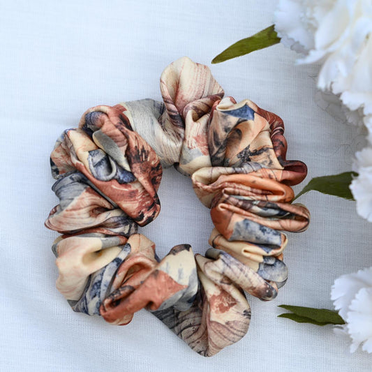 Autumn Silk Scrunchie