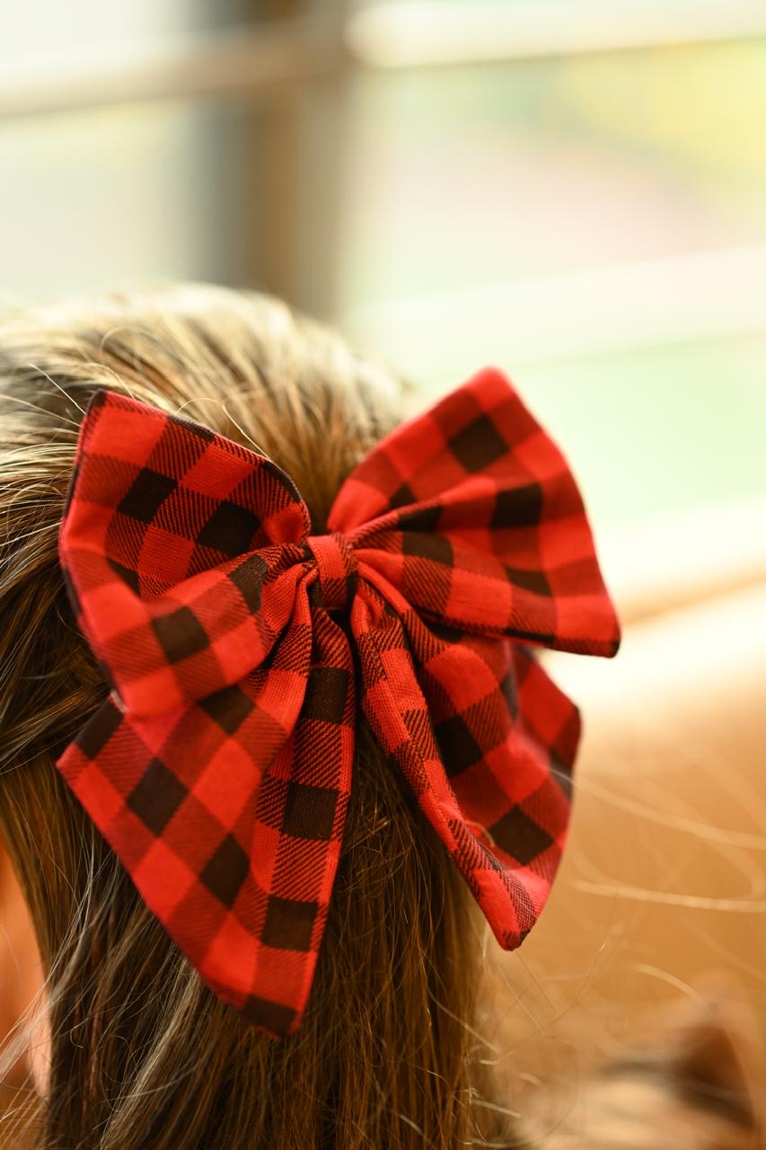 ONO Red Hair Bow